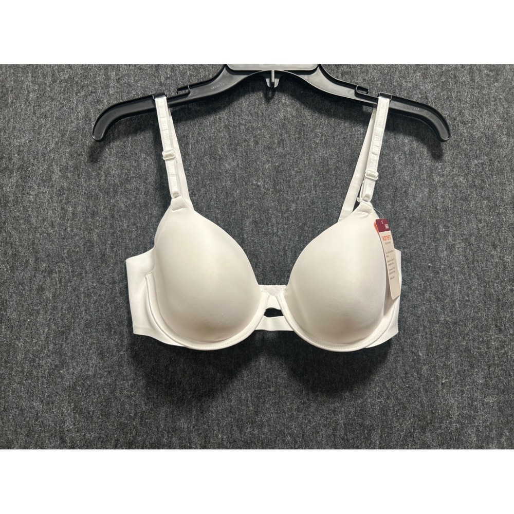 Warners Underwire Bra Womens 36B White New Blissful Benefits Side Smoothing